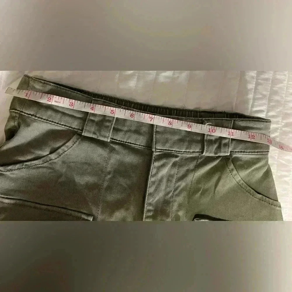 Hollister ultra high rise mom pant XS green Y2K teen fashion pants elastic waist - Picture 8 of 8